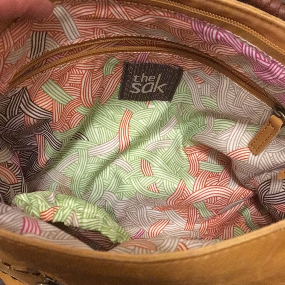 The Sak Pebble Leather Monster Purse Braided Strap - Picture 4 of 8